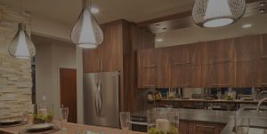 wooden dinning room